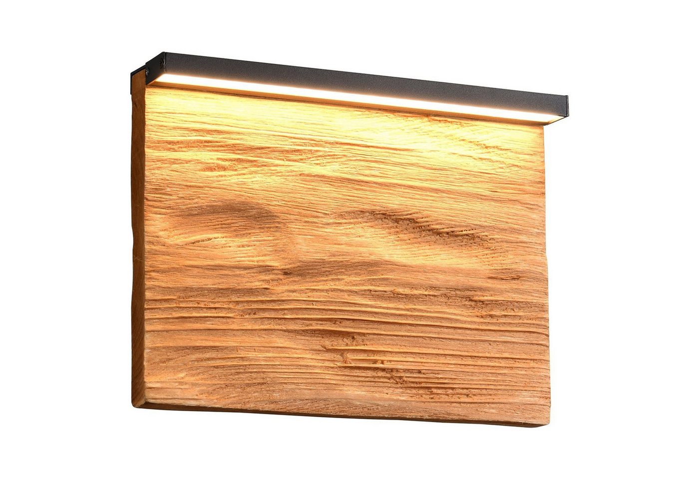 TRIO Leuchten LED Wandleuchte KALEA, Braun, Schwarz, Holz, Metall, Dimmfunktion, LED fest integriert, Extra-Warmweiß, B 20 x H 15 x T 7,5 cm TRIO Leuchten LED Wandleuchte KALEA, Braun, Schwarz, Holz, Metall, Dimmfunktion, LED fest integriert, Extra-Warmweiß, B 20 x H 15 x T 7,5 cm von TRIO Leuchten