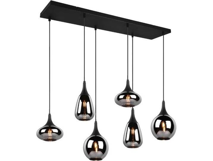 TRIO Leuchten Pendelleuchte Lumina, ohne Leuchtmittel, warmweiß - kaltweiß, Hängelampe 6-flammig Glasschirm, exkl 3xE14 max 40W höhenverstellbar TRIO Leuchten Pendelleuchte Lumina, ohne Leuchtmittel, warmweiß - kaltweiß, Hängelampe 6-flammig Glasschirm, exkl 3xE14 max 40W höhenverstellbar von TRIO-Leuchten