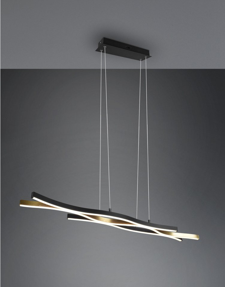 TRIO Leuchten Pendelleuchte TRIO-Leuchten Pendelleuchte BLAZE BHT 107.50x150x15.50 cm gold TRIO Leuchten Pendelleuchte TRIO-Leuchten Pendelleuchte BLAZE BHT 107.50x150x15.50 cm gold von TRIO Leuchten