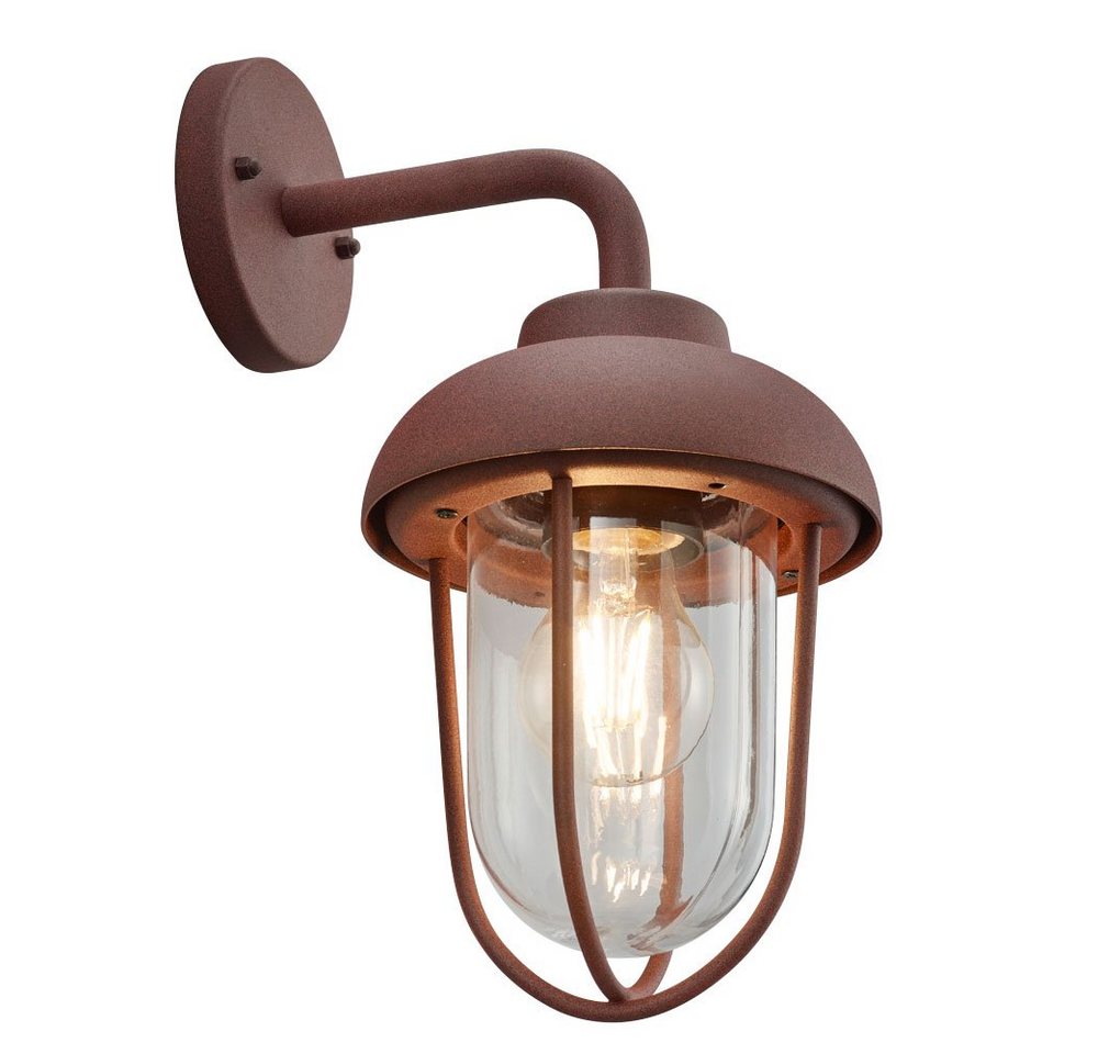 TRIO Leuchten Wandleuchte, Leuchtmittel nicht inklusive, Außenleuchte Wandlampe Vintage Garten Lampe Laterne in von TRIO Leuchten