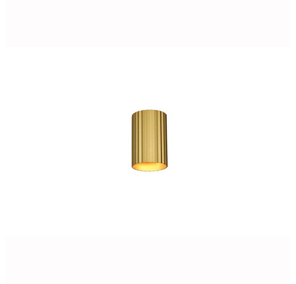 TRIO Leuchten Wandleuchte, Leuchtmittel nicht inklusive, Wandleuchte Wohnzimmerlampe Flurleuchte Up Down Strahler gold Metall von TRIO Leuchten