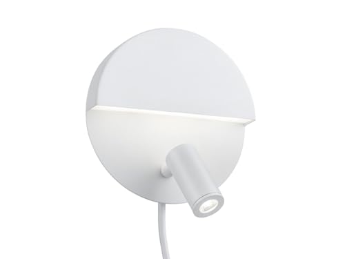 Trio Leuchten LED Wandleuchte Mario 222370231, Metall Weiß matt, inkl.6 Watt LED + 2,3 Watt LED, 222370232 von Trio Leuchten