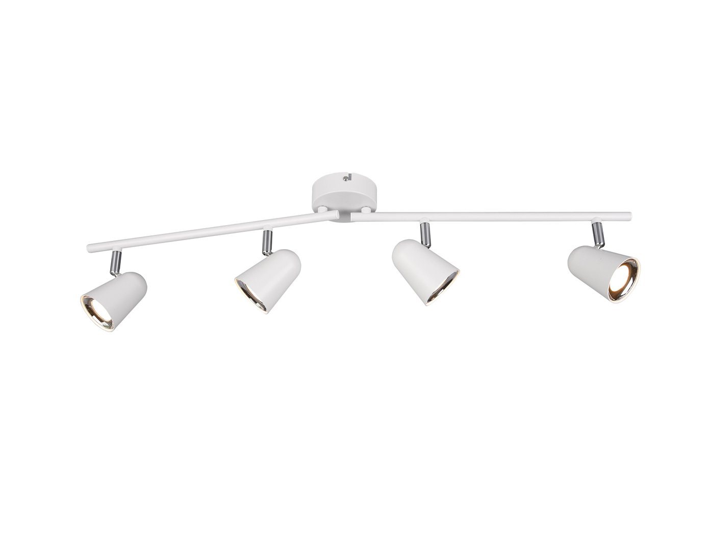 Reality Leuchten LED Deckenstrahler, LED fest integriert, Warmweiß, innen, Deckenleuchte 4 Spots Treppenhaus & Ankleidezimmer Weiß B: 78cm Reality Leuchten LED Deckenstrahler, LED fest integriert, Warmweiß, innen, Deckenleuchte 4 Spots Treppenhaus & Ankleidezimmer Weiß B: 78cm von Reality Leuchten
