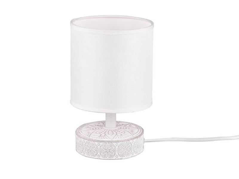 Reality Leuchten LED Nachttischlampe, LED wechselbar, Warmweiß, klein-e orientalisch-e Fensterlampe für die Fensterbank Weiß Höhe 20cm von Reality Leuchten