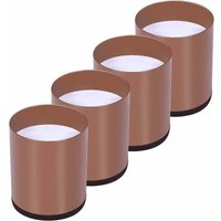 Bettbeinerhöhungen, 4er-Set aus Karbonstahl, Möbelerhöhungen erhöhen die Höhe um 5 cm, Triomphe, Tisch-, Stuhl- oder Sofaerhöhungen, platzsparend für Bettbeinerhöhungen, 4er-Set aus Karbonstahl, Möbelerhöhungen erhöhen die Höhe um 5 cm, Triomphe, Tisch-, Stuhl- oder Sofaerhöhungen, platzsparend für von TRIOMPHE