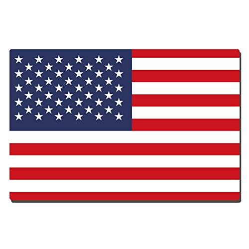 Blechschild Flagge USA Amerika 20x30 cm Metallschild Länder Flaggen Dekoschild Geschenk Stars and Stripes für reiselustige Frauen Männer Weltenbummler von TRIOSK