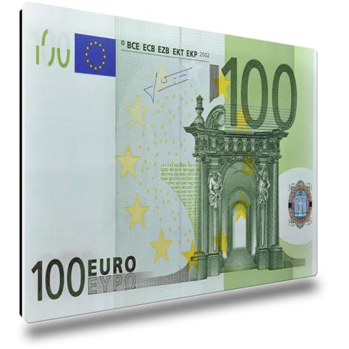 TRIOSK Kühlschrankmagnete Geldschein Deko Magnet 100 Euro Banknote Euroschein Geldgeschenk für Finanzberater Banker Geldsammler Kühlschrank Magnettafel Büro stark eckig groß 85x55 mm TRIOSK Kühlschrankmagnete Geldschein Deko Magnet 100 Euro Banknote Euroschein Geldgeschenk für Finanzberater Banker Geldsammler Kühlschrank Magnettafel Büro stark eckig groß 85x55 mm von TRIOSK
