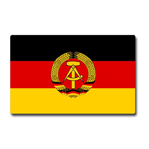 TRIOSK Kühlschrankmagnet stark Flagge DDR Magnet Ostalgie Länder Flaggen Nostalgie Geschenk Souvenir für Ost Nostalgiker Männer Frauen von TRIOSK