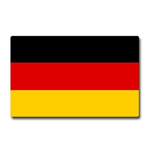 TRIOSK Kühlschrankmagnet stark Flagge Deutschland Magnet BRD Länder Flaggen Geschenk Souvenir für Reiselustige Frauen Männer Weltenbummler von TRIOSK