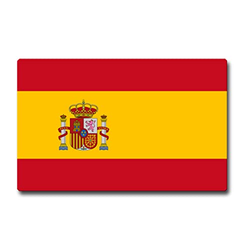 TRIOSK Kühlschrankmagnet stark Flagge Spanien Magnet Espana Länder Flaggen Geschenk Souvenir für Reiselustige Frauen Männer Weltenbummler von TRIOSK