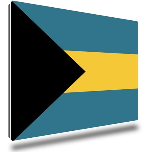 TRIOSK Kühlschrankmagnete Länderflaggen Magnet Flagge Bahamas Länder Reise Souvenir Geschenk für Reiselustige Frauen Männer Weltenbummler Kühlschrank stark eckig groß 85x55 mm TRIOSK Kühlschrankmagnete Länderflaggen Magnet Flagge Bahamas Länder Reise Souvenir Geschenk für Reiselustige Frauen Männer Weltenbummler Kühlschrank stark eckig groß 85x55 mm von TRIOSK