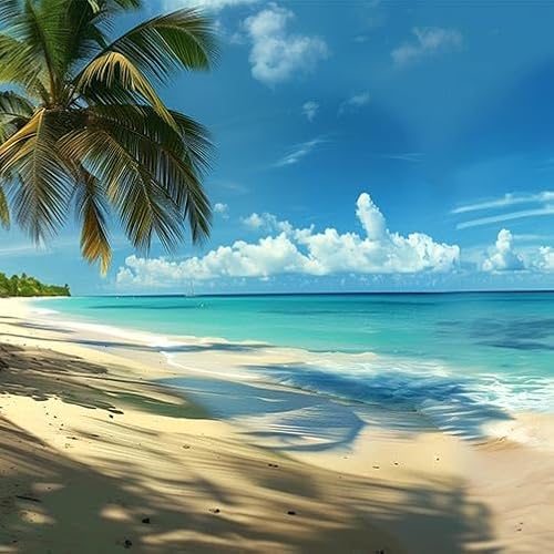 TRIOSK Sichtschutz Garten Dekoration Plane groß mit Motiv Strand Meer Karibik Urlaub Motivbanner Blickdicht für Terrasse Zaun Gartenzaun Gartenposter PVC Zaunblende 600x200 cm TRIOSK Sichtschutz Garten Dekoration Plane groß mit Motiv Strand Meer Karibik Urlaub Motivbanner Blickdicht für Terrasse Zaun Gartenzaun Gartenposter PVC Zaunblende 600x200 cm von TRIOSK