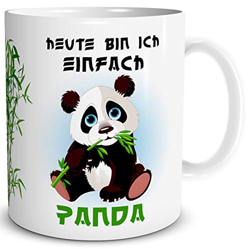 TRIOSK Tasse Pandabär mit Spruch lustig Einfach Panda Bären Geschenk Pandaliebe für Arbeit Büro Kollegin Frauen Freundin Pandaliebhaber TRIOSK Tasse Pandabär mit Spruch lustig Einfach Panda Bären Geschenk Pandaliebe für Arbeit Büro Kollegin Frauen Freundin Pandaliebhaber von TRIOSK