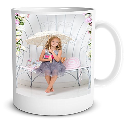 TRIOSK Tasse mit Namen Foto Text Geschenk personalisiert Wunschmotiv Wunschtext Wunschname für Frauen Männer Geburtstag von TRIOSK