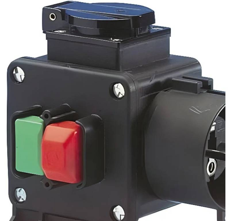 TRIPUS Schalter Sicherheitsschalter 230V - IP54 Maschinenschalter, Automatischer Schutz vor Wiederanlauf bei Stromunterbrechung von TRIPUS