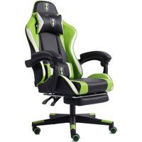 Trisens - Gaming Chair im Racing-Design mit flexiblen gepolsterten Armlehnen - ergonomischer pc Gaming Stuhl in Lederoptik - Gaming Schreibtischstuhl Trisens - Gaming Chair im Racing-Design mit flexiblen gepolsterten Armlehnen - ergonomischer pc Gaming Stuhl in Lederoptik - Gaming Schreibtischstuhl von TRISENS