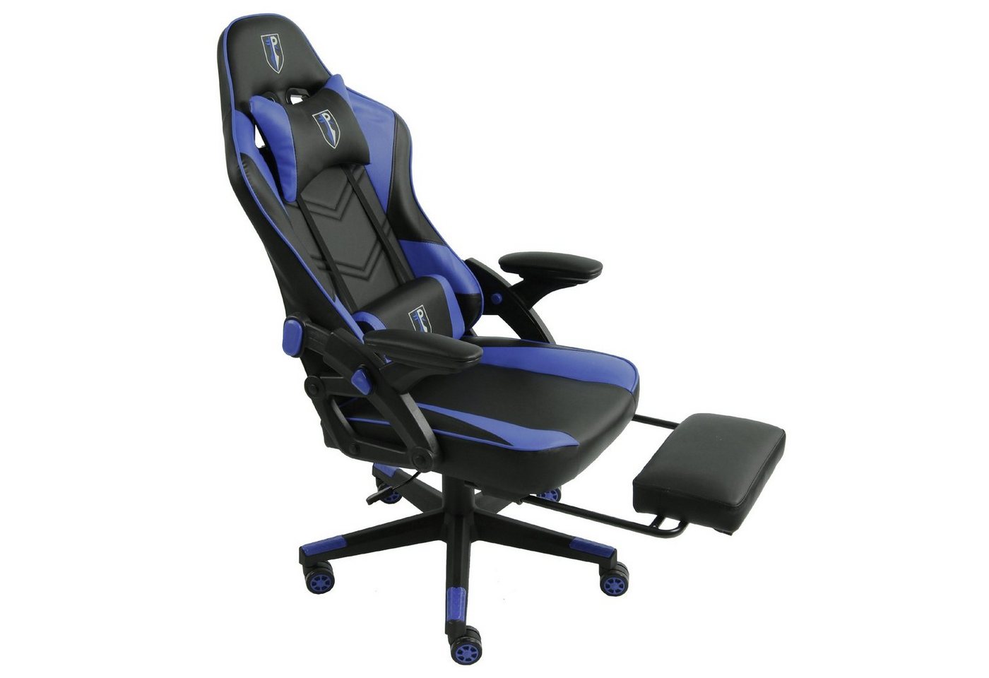 TRISENS Chefsessel Armando (1 Stück), Bürostuhl Gaming Chair Chefsessel PC-Stuhl Fußstütze Racing-Design von TRISENS