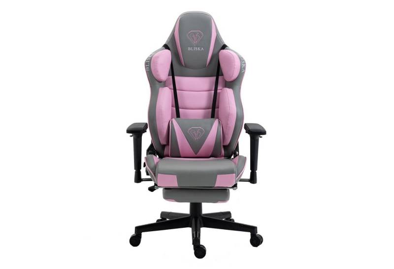 TRISENS Chefsessel Odysseus (1 Stück), Gaming Stuhl mit flexiblen 4D-Armlehnen Bürostuhl im Racing-Design von TRISENS