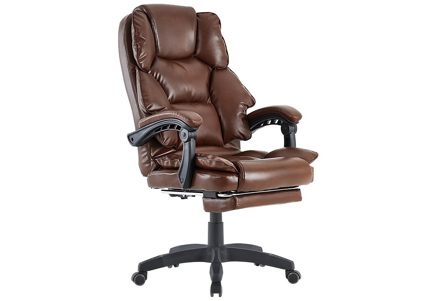 TRISENS Chefsessel Rafael (1 Stück), Bürostuhl mit extra Polsterung Home Office Chair im Lederoptik-Design von TRISENS