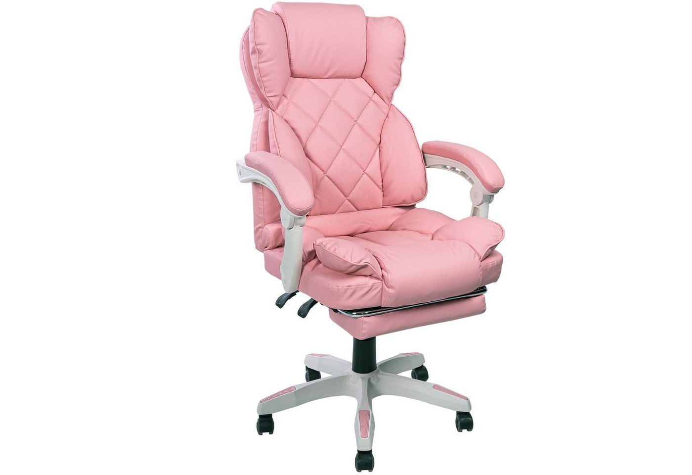 TRISENS Chefsessel Sokrat (1 Stück), Bürostuhl mit Fußstütze und Polsterung Home Office Chair in Lederoptik von TRISENS