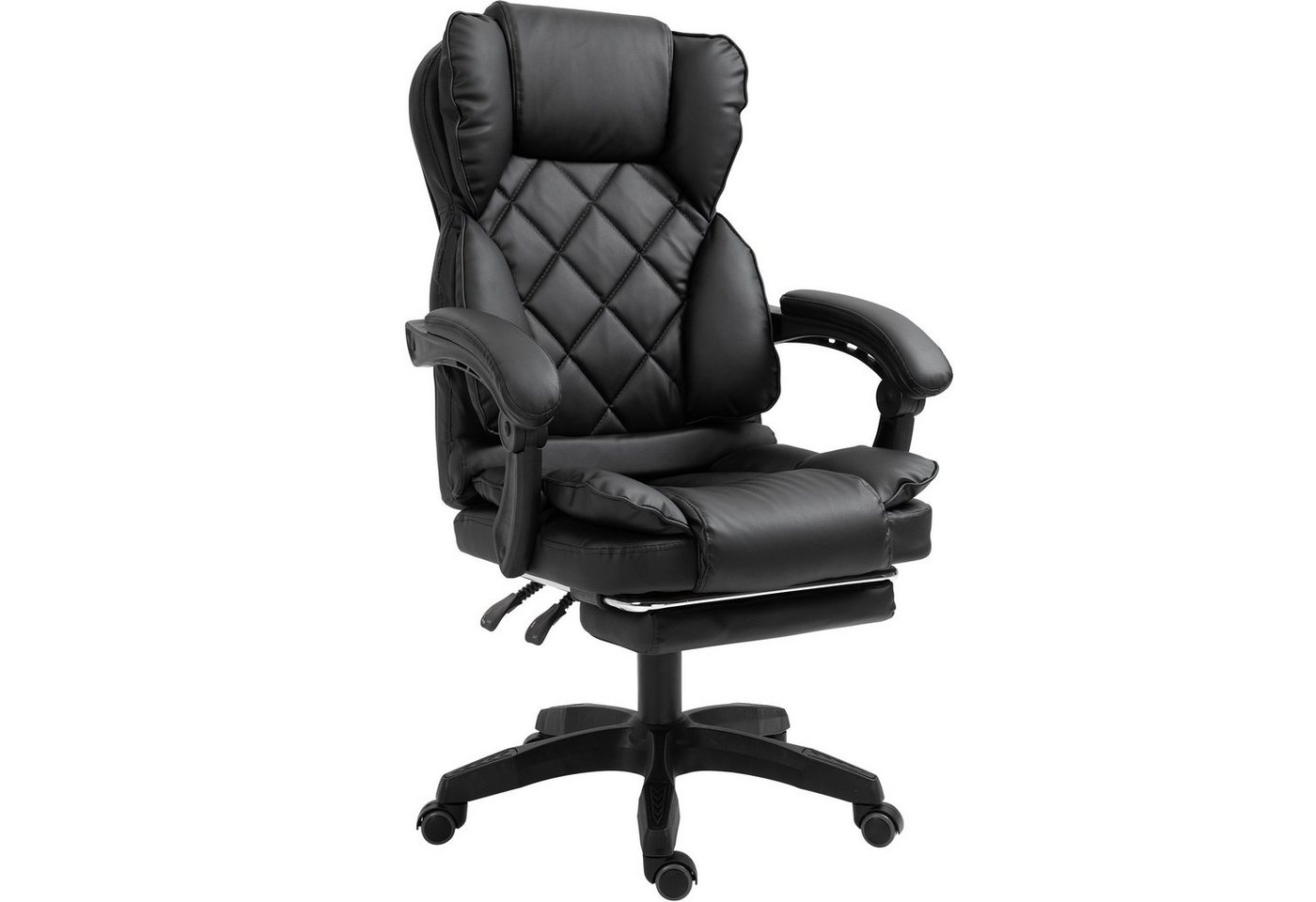 TRISENS Chefsessel Sokrat (1 Stück), Bürostuhl mit Fußstütze und Polsterung Home Office Chair in Lederoptik von TRISENS