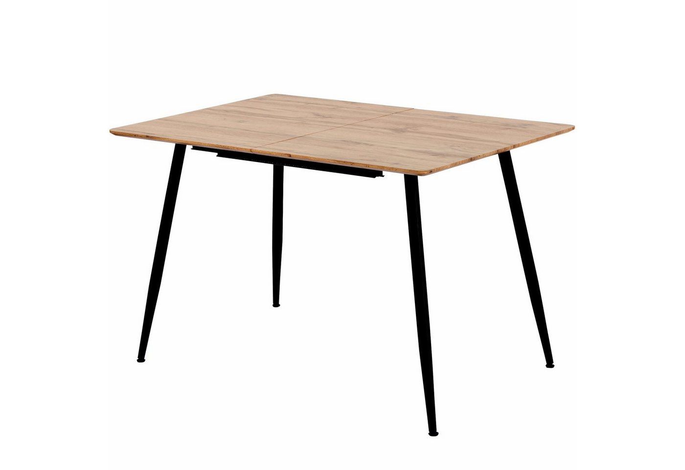 TRISENS Esstisch Emilia, Esstisch ausziehbar 120-150-180x80cm 4-10Pers. Ovaler Tisch Holz Optik von TRISENS