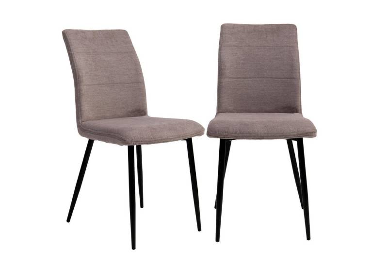 TRISENS Esszimmerstuhl Polsterstuhl Mora (einzeln oder im 2er, 3er, 4er Set, 2 St), gepolsterte Essstühle mit Stoffbezug in 4 trendigen Farbvarianten von TRISENS