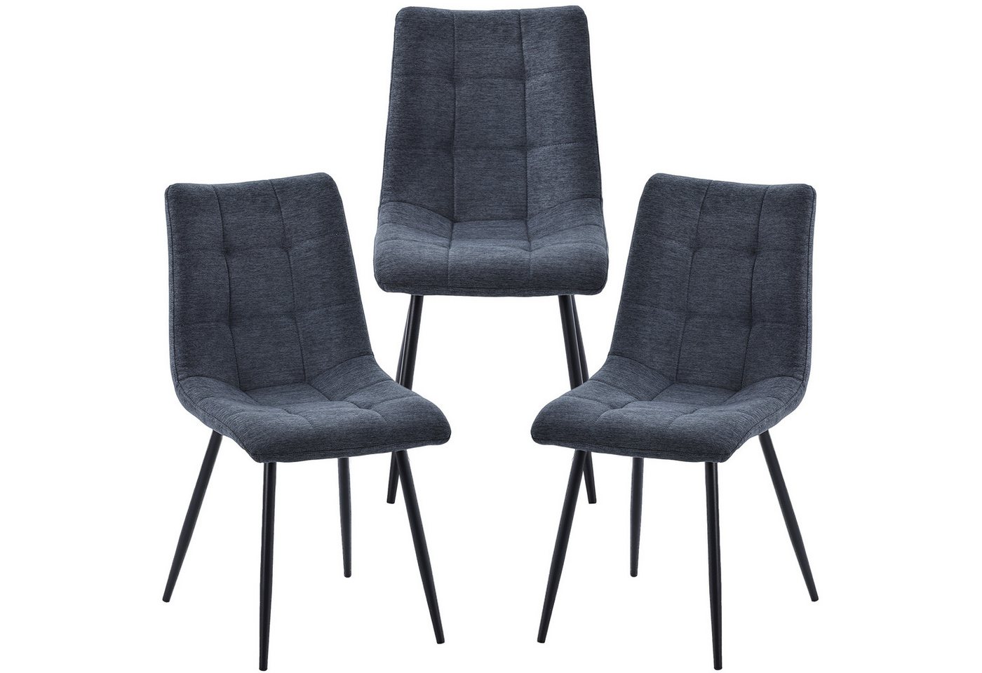 TRISENS Esszimmerstuhl Selina (1er Set, 2er Set, 3er Set oder 4er Set, 4 St, 3 St), Essstuhl in moderner Stoffoptik in 5 trendigen Farbvarianten von TRISENS