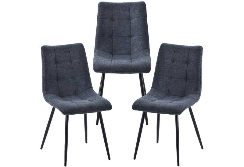 TRISENS Esszimmerstuhl Selina (1er Set, 2er Set, 3er Set oder 4er Set, 4 St, 3 St), Essstuhl in moderner Stoffoptik in 5 trendigen Farbvarianten von TRISENS
