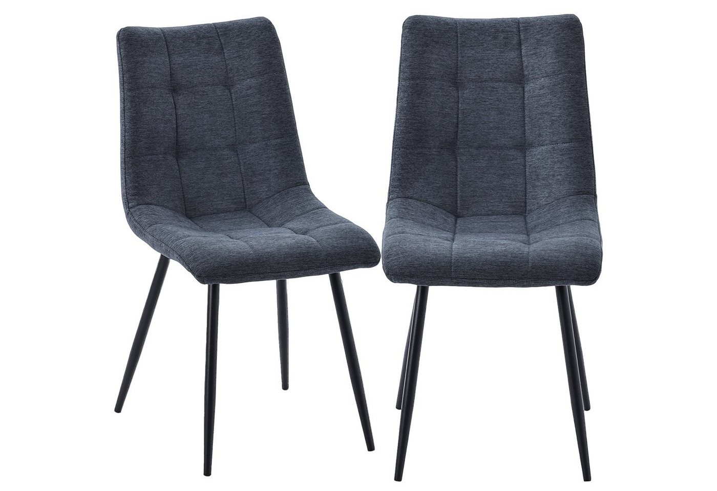 TRISENS Polsterstuhl Selina (1er Set, 2er Set, 3er Set oder 4er Set, 2 St), Essstuhl in moderner Stoffoptik in 5 trendigen Farbvarianten von TRISENS