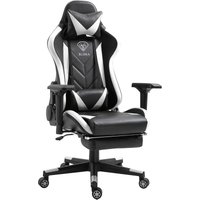 Trisens - Gaming Stuhl mit Fußstütze und ergonomsichen 4D-Armlehnen gaming chair in ergonomischer Sportsitz Optik Gamer Stuhl mit verstellbaren Trisens - Gaming Stuhl mit Fußstütze und ergonomsichen 4D-Armlehnen gaming chair in ergonomischer Sportsitz Optik Gamer Stuhl mit verstellbaren von TRISENS