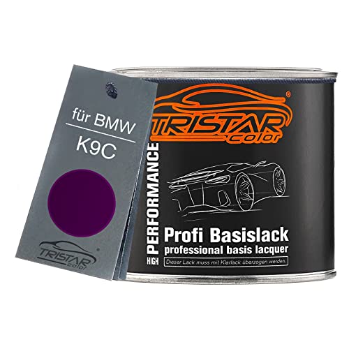 TRISTARcolor Autolack Dose spritzfertig für BMW K9C Twilight Purple Metallic Basislack 0,5L von TRISTARcolor