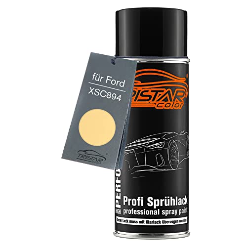 Autolack Spraydose für Ford XSC894 Cream Beige Basislack Sprühdose 400ml von TRISTARcolor