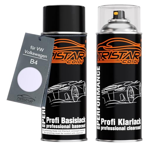 TRISTARcolor Autolack Spraydosen Set für VW/Volkswagen B4 Candyweiss/Bianco Basislack Klarlack Sprühdose 400ml TRISTARcolor Autolack Spraydosen Set für VW/Volkswagen B4 Candyweiss/Bianco Basislack Klarlack Sprühdose 400ml von TRISTARcolor