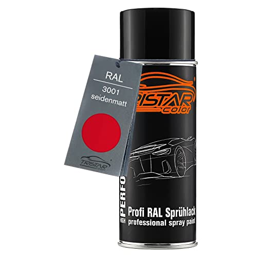 TRISTARcolor RAL 3001 Signalrot Spraydose 400 ml seidenmatt schnelltrocknend von TRISTARcolor