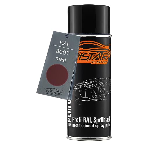 TRISTARcolor RAL 3007 Schwarzrot Spraydose 400 ml matt schnelltrocknend von TRISTARcolor