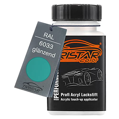 TRISTARcolor RAL 6033 Minttürkis glänzend Lackstift 50 ml schnelltrocknend von TRISTARcolor