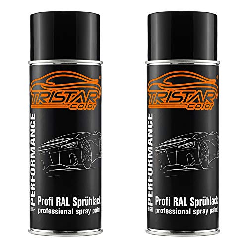 TRISTARcolor RAL 7005 Mausgrau Spraydose 2 x 400 ml glänzend schnelltrocknend von TRISTARcolor