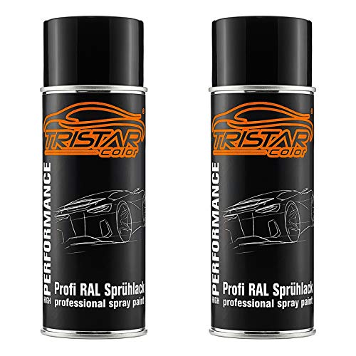 TRISTARcolor RAL 9002 Grauweiss Spraydose 2 x 400 ml glänzend schnelltrocknend von TRISTARcolor
