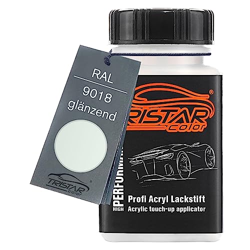 TRISTARcolor RAL 9018 Papyrusweiss glänzend Lackstift 50 ml schnelltrocknend von TRISTARcolor