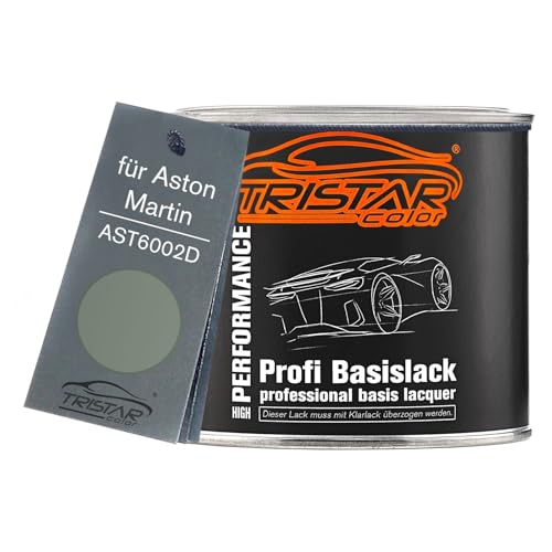 TRISTARcolor Autolack Dose spritzfertig für Aston Martin AST6002D Arden Green Perl Metallic Basislack 0,5L von TRISTARcolor