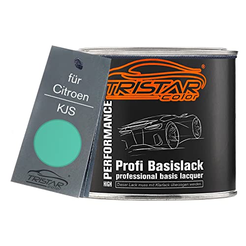 TRISTARcolor Autolack Dose spritzfertig für Citroen KJS Pacific Green Basislack 0,5L von TRISTARcolor