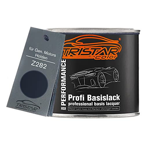 TRISTARcolor Autolack Dose spritzfertig für Gen. Motors/Holden Z282 Polar Sea Blue Metallic Basislack 0,5L von TRISTARcolor