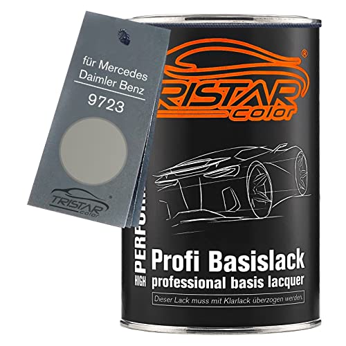 TRISTARcolor Autolack Dose spritzfertig für Mercedes/Daimler Benz 9723 Cubanitsilber Metallic/Pewter Silver Metallic Basislack 1,0 Liter 1000ml TRISTARcolor Autolack Dose spritzfertig für Mercedes/Daimler Benz 9723 Cubanitsilber Metallic/Pewter Silver Metallic Basislack 1,0 Liter 1000ml von TRISTARcolor