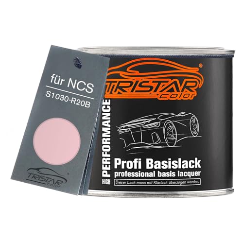 TRISTARcolor Autolack Dose spritzfertig für NCS S1030-R20B Pink Basislack 0,5L von TRISTARcolor