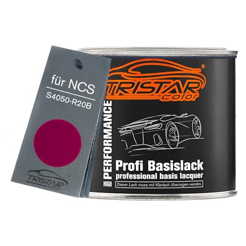 TRISTARcolor Autolack Dose spritzfertig für NCS S4050-R20B Pink Basislack 0,5L von TRISTARcolor