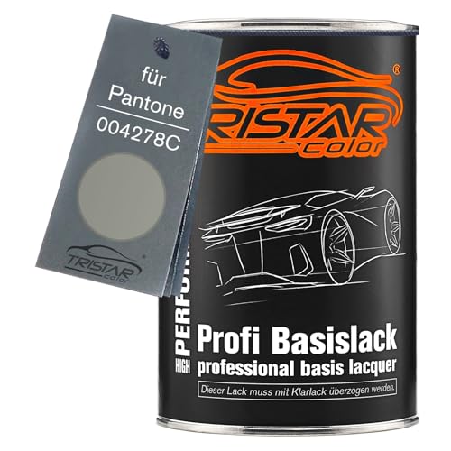 TRISTARcolor Autolack Dose spritzfertig für Pantone 004278C 4278C Grey Basislack 1,0 Liter 1000ml TRISTARcolor Autolack Dose spritzfertig für Pantone 004278C 4278C Grey Basislack 1,0 Liter 1000ml von TRISTARcolor