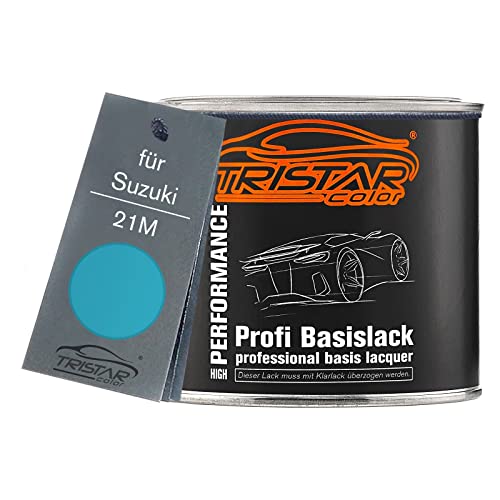 TRISTARcolor Autolack Dose spritzfertig für Suzuki 21M Luminous Blue Basislack 0,5L von TRISTARcolor