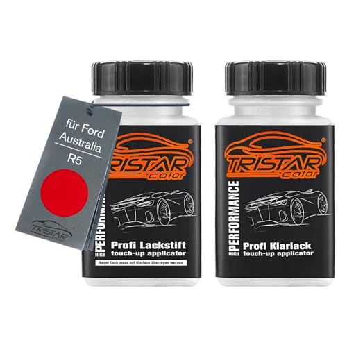 TRISTARcolor Autolack Lackstift Set für Ford Australia R5 Blaze Red Basislack Klarlack je 50ml TRISTARcolor Autolack Lackstift Set für Ford Australia R5 Blaze Red Basislack Klarlack je 50ml von TRISTARcolor