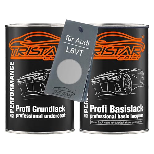 TRISTARcolor Autolack Set Dose spritzfertig für Audi L6VT Heklagrau Matt Perl Metallic Grundlack + Basislack 2,0 Liter 2000ml TRISTARcolor Autolack Set Dose spritzfertig für Audi L6VT Heklagrau Matt Perl Metallic Grundlack + Basislack 2,0 Liter 2000ml von TRISTARcolor